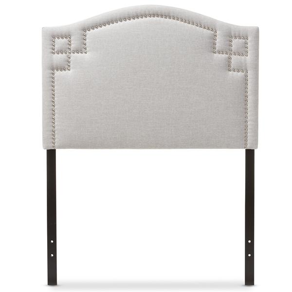 baxton studio Baxton Studio Aubrey Modern and Contemporary Greyish Beige Fabric Upholstered Twin Size Headboard