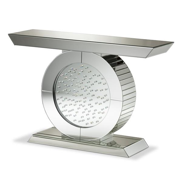 baxton studio Baxton Studio Cagney Hollywood Regency Glamour Style Mirrored Console Table