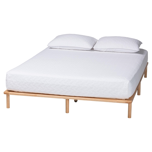 baxton studio Baxton Studio Calhoun Japandi Queen Size Bed Frame