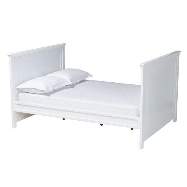 baxton studio Baxton Studio Ceri Classic and Traditional White Finished Wood Full Size Daybed