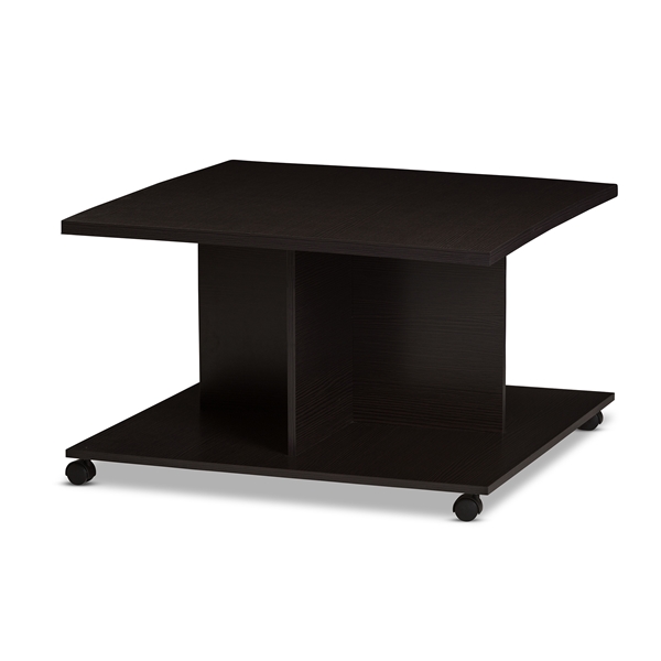 baxton studio Baxton Studio Cladine Modern and Contemporary Wenge Brown Finished Coffee Table