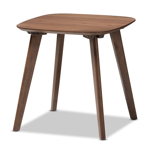 baxton studio Baxton Studio Dahlia Mid-Century Modern Walnut Wood End Table