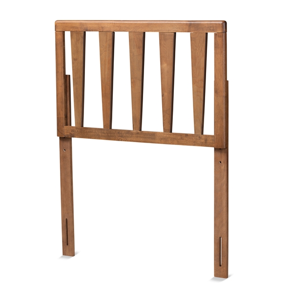 baxton studio Baxton Studio Duncan Modern and Contemporary Ash Walnut Finished Wood Twin Size Headboard