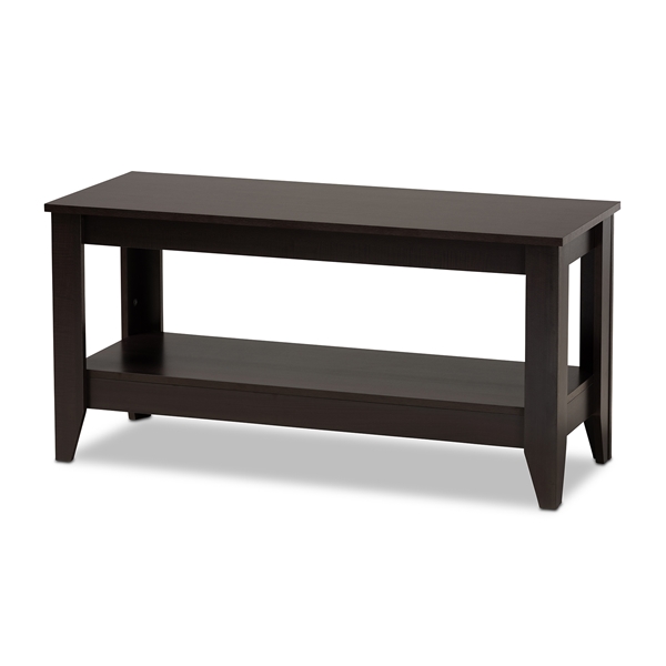 baxton studio Baxton Studio Elada Modern and Contemporary Wenge Finished Wood Coffee Table