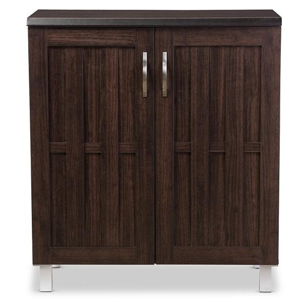 baxton studio Baxton Studio Excel Modern and Contemporary Dark Brown Sideboard Storage Cabinet