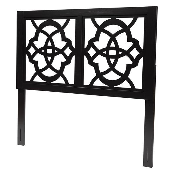 baxton studio Baxton Studio Glaucia Modern Dark Brown Finished Wood King Size Headboard
