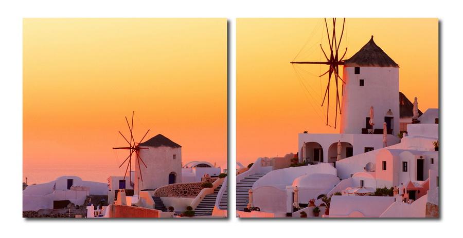 baxton studio Baxton Studio Grecian Crossroads Mounted Photography Print Diptych