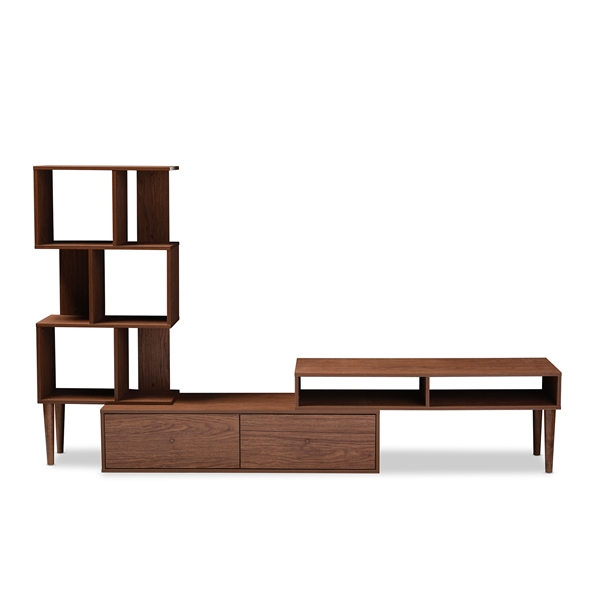 baxton studio Baxton Studio Haversham Mid-century Retro Modern TV Stand Entertainment Center and Display Unit