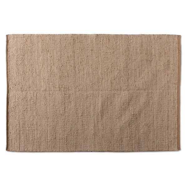 baxton studio Baxton Studio Michigan Modern and Contemporary Natural Brown Handwoven Hemp Blend Area Rug