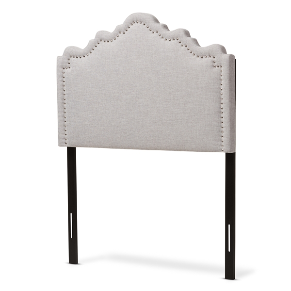 baxton studio Baxton Studio Nadeen Modern and Contemporary Greyish Beige Fabric Twin Size Headboard