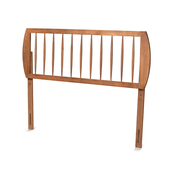 baxton studio Baxton Studio Norman Modern and Contemporary Transitional Ash Walnut Finished Wood King Size Headboard