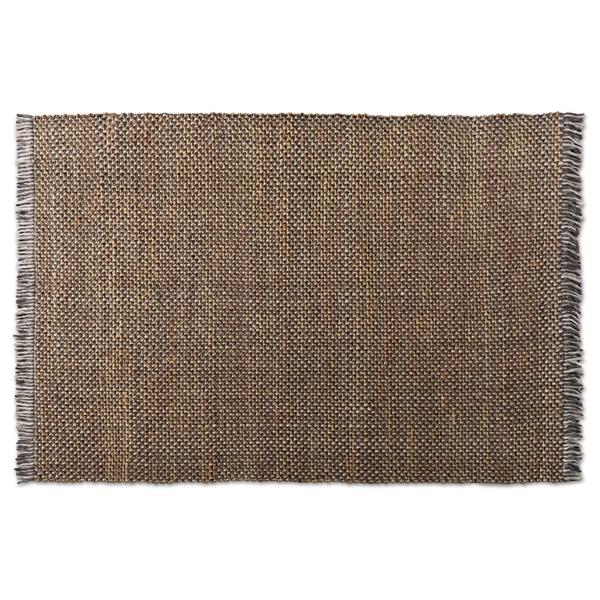 baxton studio Baxton Studio Nurten Modern and Contemporary Orange and Grey Handwoven Hemp Blend Area Rug