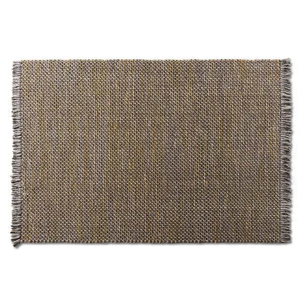 baxton studio Baxton Studio Nurten Modern and Contemporary Yellow and Grey Handwoven Hemp Blend Area Rug