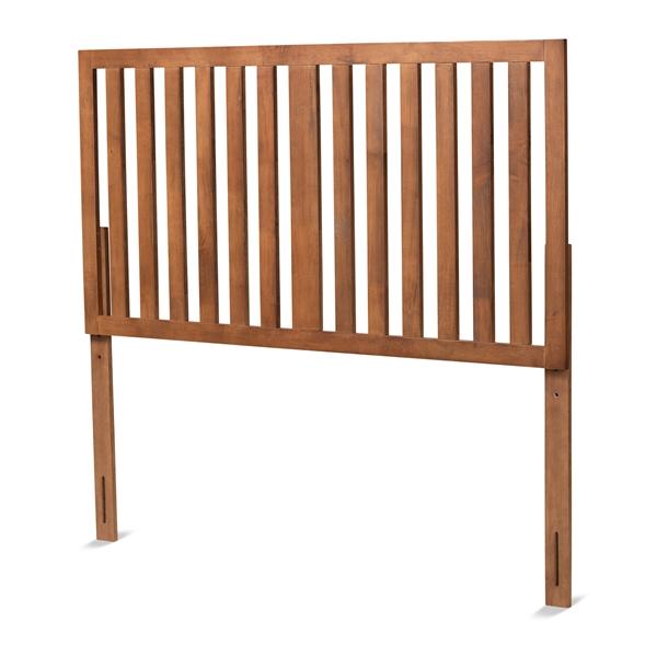 baxton studio Baxton Studio Oren Modern and Transitional Ash Walnut Finished Wood Queen Size Headboard