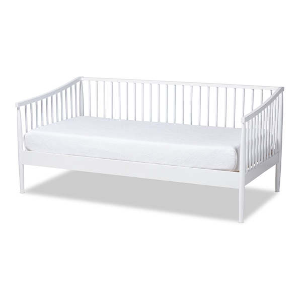 baxton studio Baxton Studio Renata Classic and Traditional White Finished Wood Twin Size Spindle Daybed
