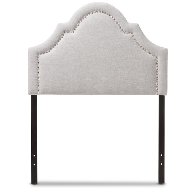 baxton studio Baxton Studio Rita Modern and Contemporary Greyish Beige Fabric Upholstered Twin Size Headboard