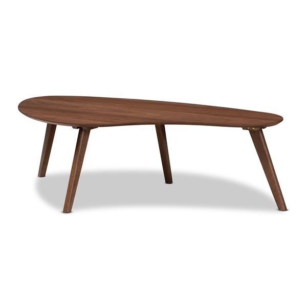 baxton studio Baxton Studio Scarlette Mid-Century Modern Walnut Finished Coffee Table