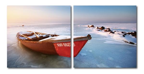 baxton studio Baxton Studio Seasonal Seashore Mounted Photography Print Diptych