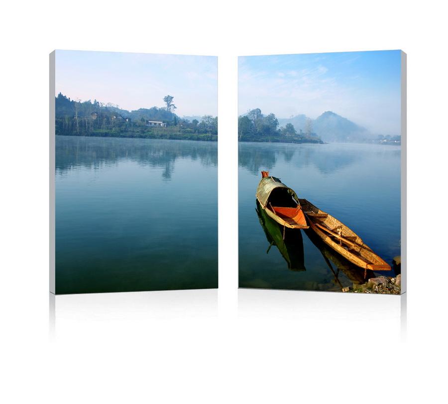 baxton studio Baxton Studio Traditional Travel Mounted Photography Print Diptych