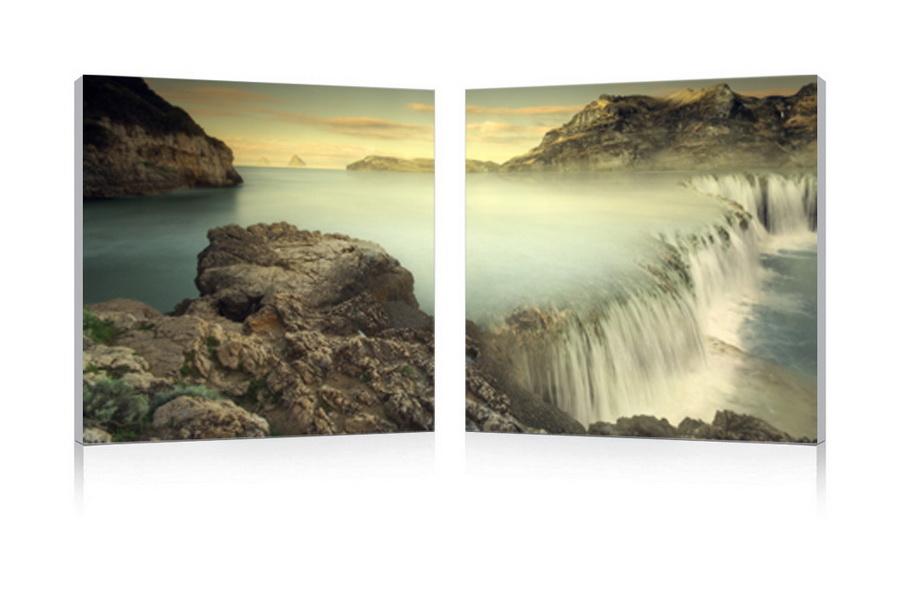 baxton studio Baxton Studio Unbridled Power Mounted Photography Print Diptych