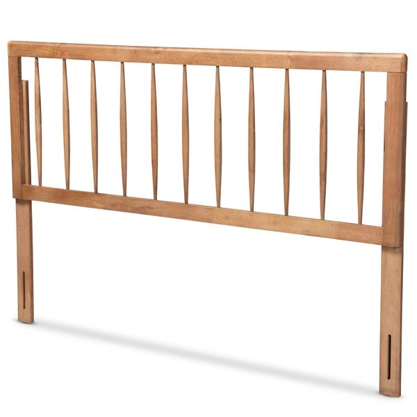 baxton studio Baxton Studio Valin Modern and Contemporary Ash Walnut Finished Wood King Size Headboard