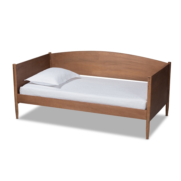 baxton studio Baxton Studio Veles Mid-Century Modern Ash Wanut Finished Wood Daybed