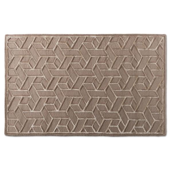 baxton studio Baxton Studio Vigo Modern and Contemporary Sand Hand-Tufted Wool Blend Area Rug