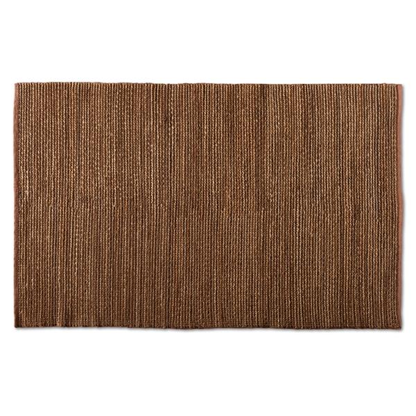 baxton studio Baxton Studio Zaguri Modern and Contemporary Natural Handwoven Leather Blend Area Rug