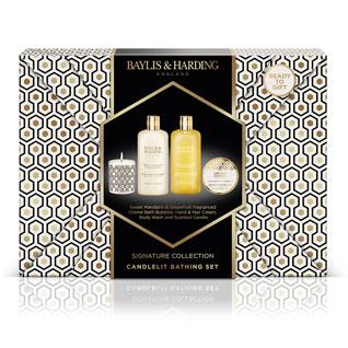 baylis & harding GIFT WRAPPED CANDLELIT GIFT SET