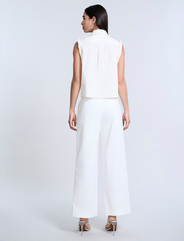 Bcbgeneration Braided Button Down Shirt Jasmine