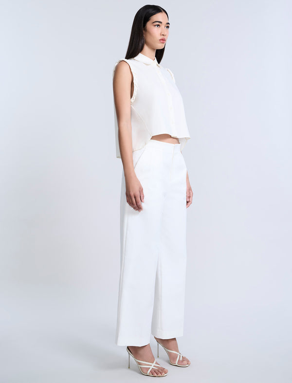 Bcbgeneration Braided Button Down Shirt Jasmine