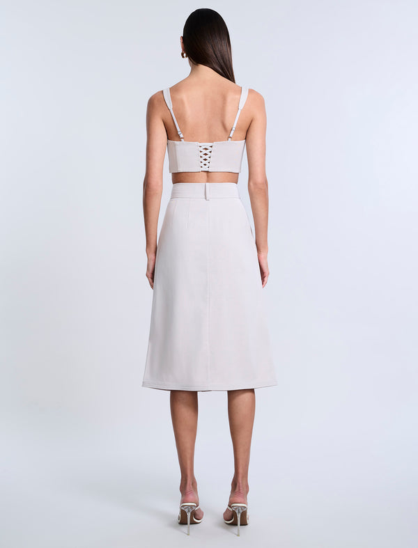 Bcbgeneration Button Front Cargo Skirt Flint