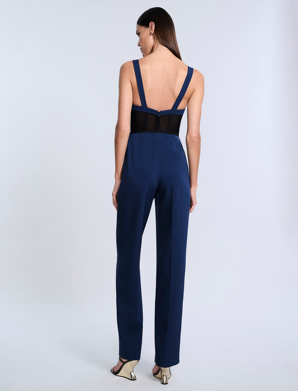 Bcbgeneration Corset Jumpsuit Multi-Color & Black