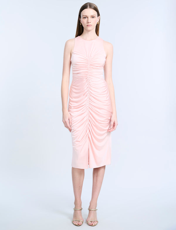 Bcbgeneration Hardware Ruched Midi Dress Blossom
