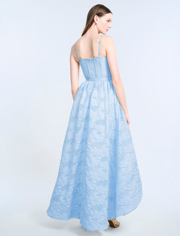 Bcbgeneration High Low Organza Tulle Gown Skyway
