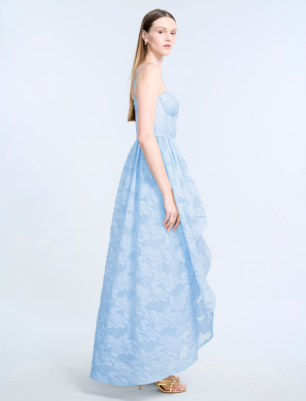 Bcbgeneration High Low Organza Tulle Gown Skyway