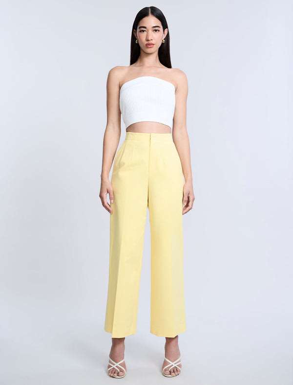 Bcbgeneration High Waist Cropped Pant Camomile
