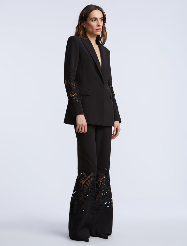 Bcbgeneration Lace Combo Pant Black