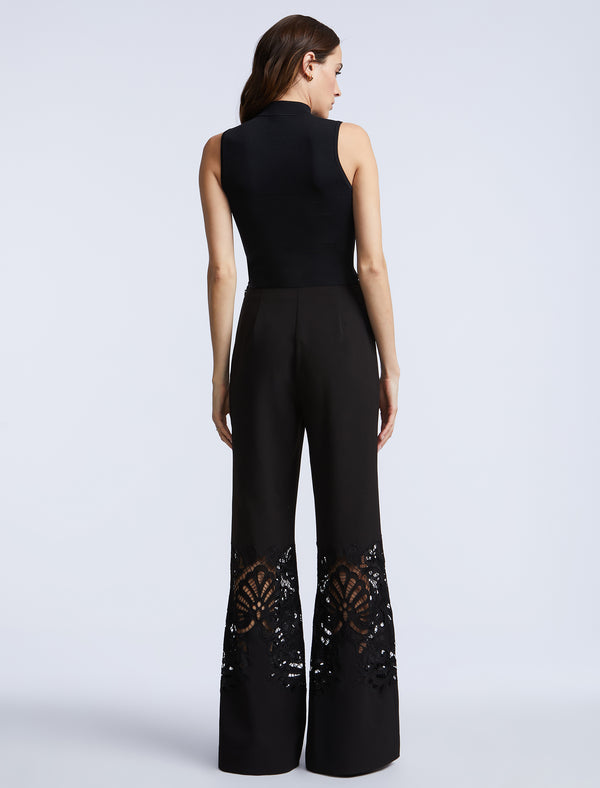 Bcbgeneration Lace Combo Pant Black