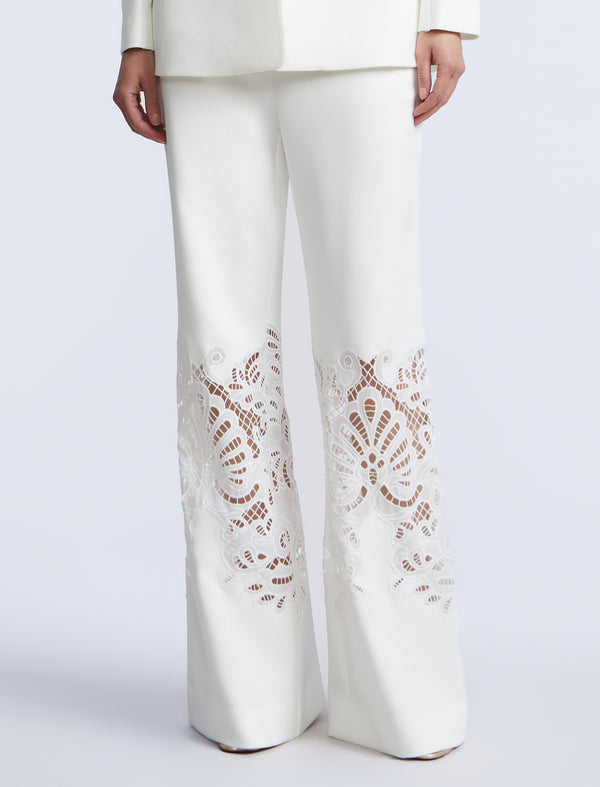 Bcbgeneration Lace Combo Pant White