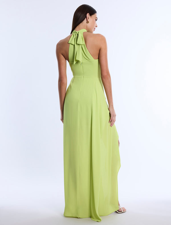 Bcbgeneration Mock Neck Drape Gown Citrine