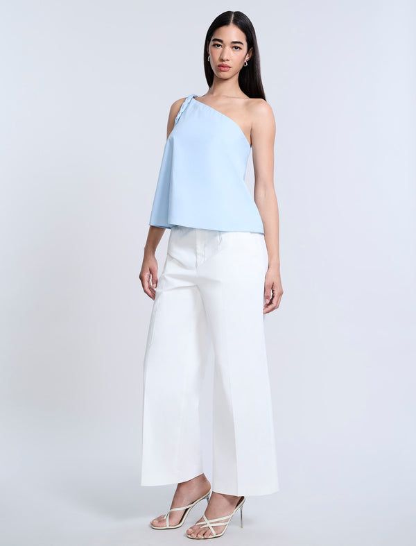 Bcbgeneration One Shoulder Braided Top Skyway