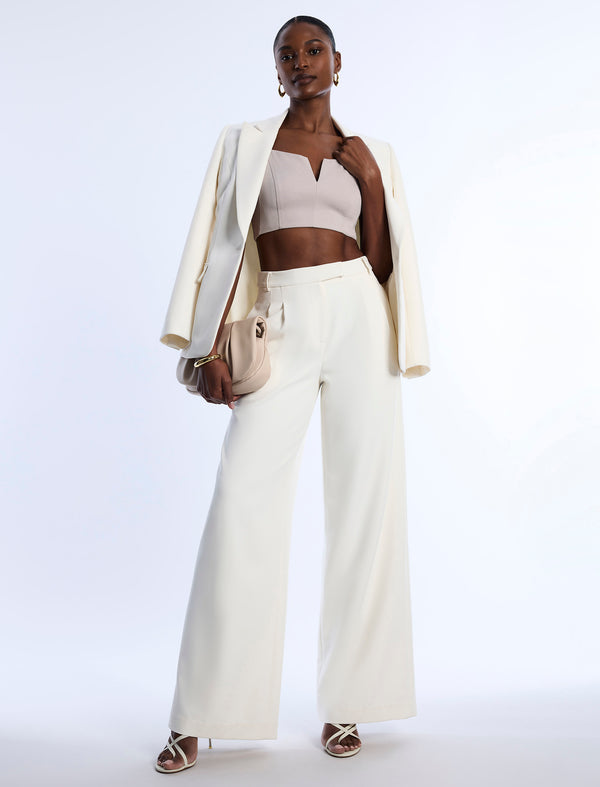 Bcbgeneration Pleat Front Wide Leg Pant Jasmine
