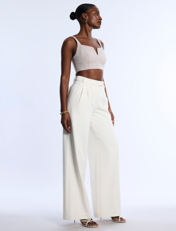 Bcbgeneration Pleat Front Wide Leg Pant Jasmine