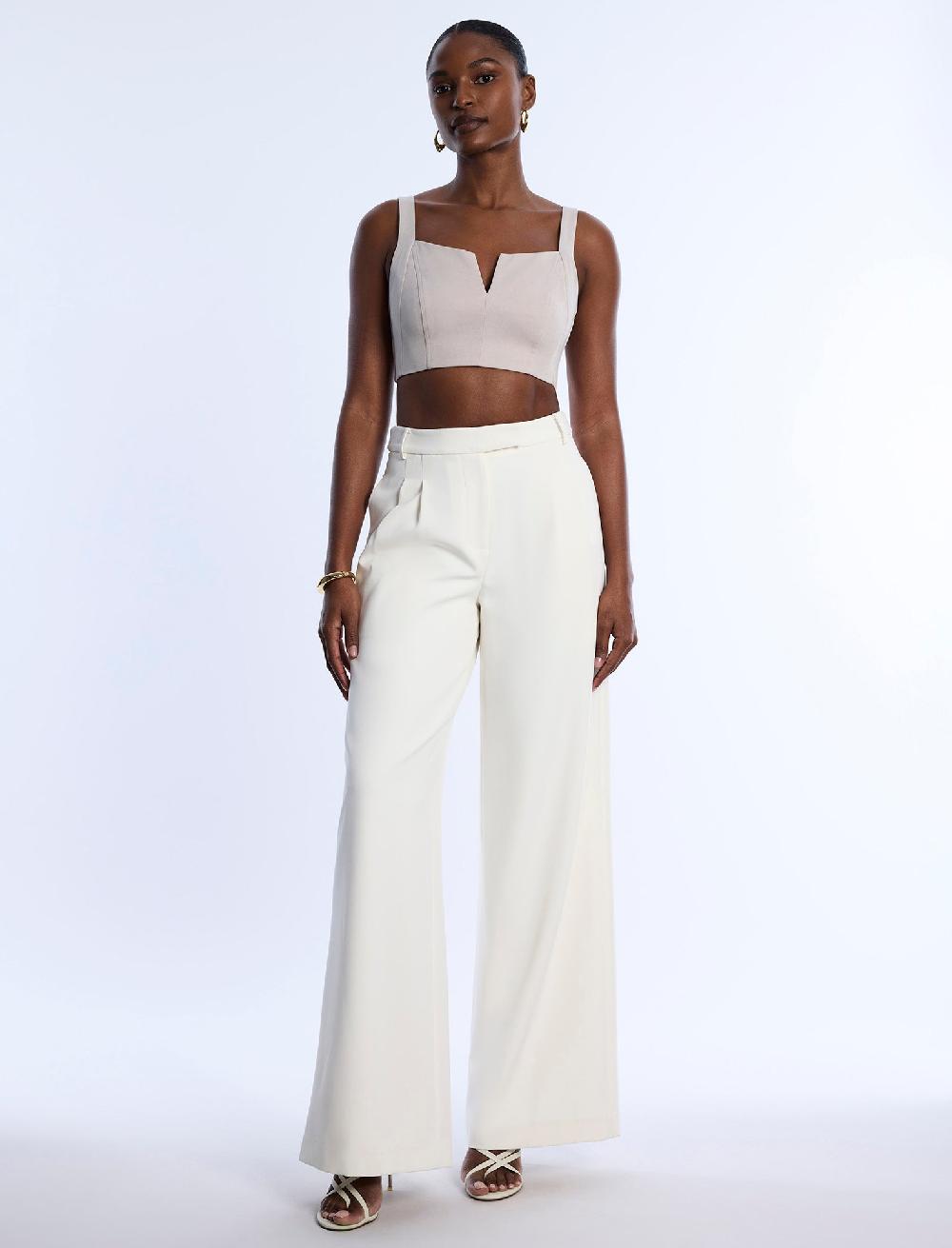 bcbgeneration Pleat Front Wide Leg Pant Jasmine