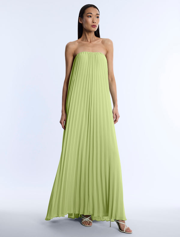 Bcbgeneration Pleated Gown Citrine