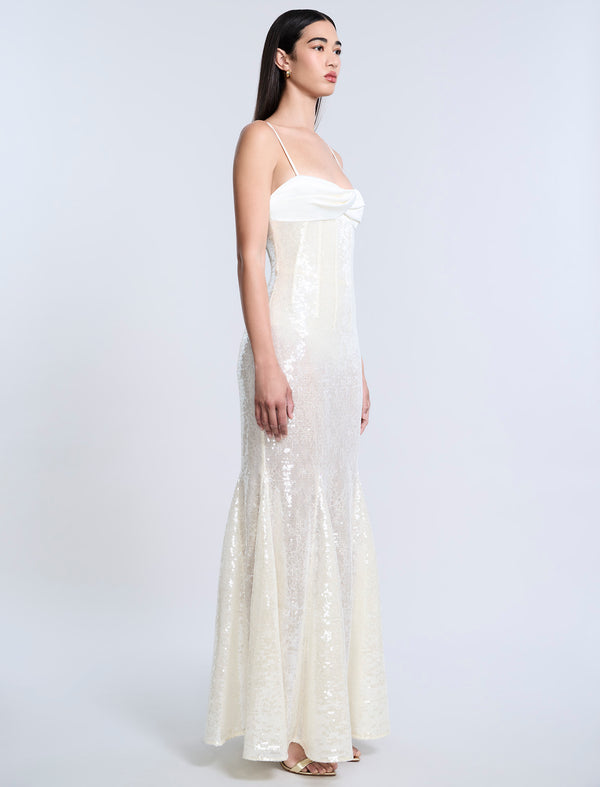 Bcbgeneration Sequin Lace Gusset Gown Jasmine