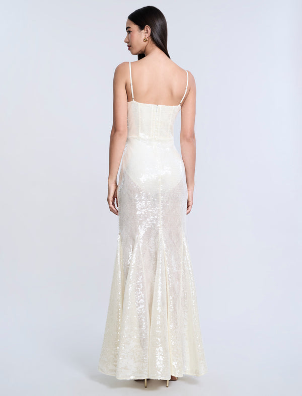 Bcbgeneration Sequin Lace Gusset Gown Jasmine
