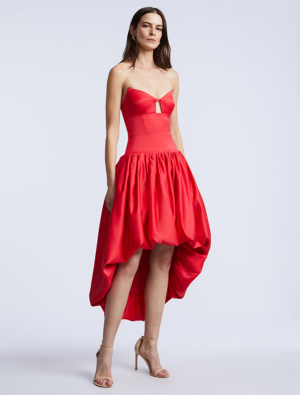 Bcbgeneration Solid Bubble Hem Dress Dahlia