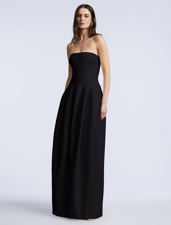 Bcbgeneration Solid Structured Gown Black